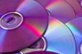 Compact disks background Royalty Free Stock Photo