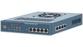 Compact Ethernet Network Switch with Front-Panel LEDs and Cooling Fan Royalty Free Stock Photo