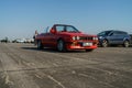 Compact executive car BMW 3 Series (E30). Royalty Free Stock Photo