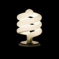 Compact Flourescent Light Bulb Royalty Free Stock Photo