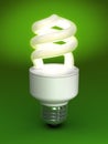 Compact Fluorescent Bulb Royalty Free Stock Photo