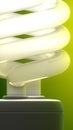 Compact fluorescent lamp close-up Royalty Free Stock Photo