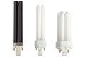 Compact fluorescent lamps. Royalty Free Stock Photo