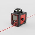 Compact Laser Level Tool for Precision Alignment in Construction and Home Improvement Projects Royalty Free Stock Photo