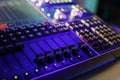 Compact lighting control console