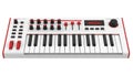 Compact midi keyboard controller with knobs and buttons Royalty Free Stock Photo