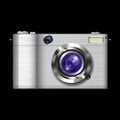 Compact photo camera Royalty Free Stock Photo
