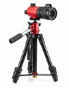 Compact Red Spotting Scope on a Portable Tripod Royalty Free Stock Photo