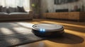 Compact robot cleaner, with multi-surface cleaning capability, working efficiently to keep floors dust-free