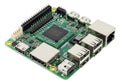 Compact single-board computer with multiple connectivity ports and expansion headers Royalty Free Stock Photo