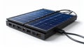 Compact Solar Panel Charger for Mobile Devices Royalty Free Stock Photo