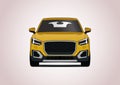 Compact SUV front view Royalty Free Stock Photo