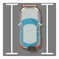 Compact suv icon, isometric style