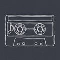 Compact tape cassettes Royalty Free Stock Photo