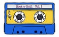 Compact tape cassettes Royalty Free Stock Photo