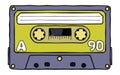 Compact tape cassettes Royalty Free Stock Photo