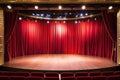 a compact theater stage on a cruise ship Royalty Free Stock Photo