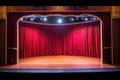 a compact theater stage on a cruise ship Royalty Free Stock Photo