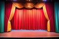 a compact theater stage on a cruise ship Royalty Free Stock Photo