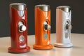 Compact and versatile electric can openers for kit