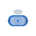 Compact Wireless Charging Pad for Easy Use Royalty Free Stock Photo