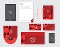 Company branding set template