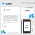 COmpany brochure with elegent design vector with networking logo