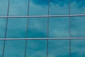 Company building window glass