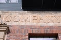 Company Business Building Sign Royalty Free Stock Photo