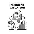 Company Business Valuation Vector Concept Color