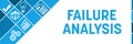 Failure Analysis Business Symbols Blue Left Triangles