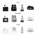 Company, ecology, and other web icon in black,monochrome,outline style. Husks, fines, garden icons in set collection.