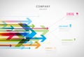 Company infographic overview design template