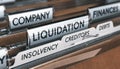 Company Insolvency And Liquidation Concept Royalty Free Stock Photo