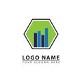 Company Investment Business Logo Vector. Financial company investment icon