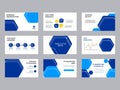 Company Investment Presentation, Pitch deck, Presentation Slides Vector Template. Unique Design Vector Template