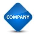 Company elegant blue diamond button