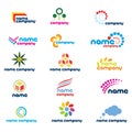 Company logo designs Royalty Free Stock Photo