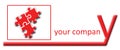 Company Logo - Ending Y with Puzzle Royalty Free Stock Photo
