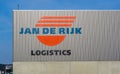 The company logo of jan de rijk on the exterior of the warehouse, Roosendaal, 5 february, 2019, The Netherlands