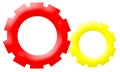 Company Logo - Mechanism Gear-Driven Wheels