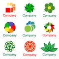 Company logo vector colorful Royalty Free Stock Photo