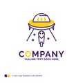 Company Name Logo Design For alien, space, ufo, spaceship, mars