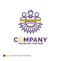 Company Name Logo Design For Allocation, group, human, managemen