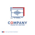 Company Name Logo Design For Audio, frequency, hertz, sequence