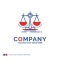 Company Name Logo Design For Balance, decision, justice, law, sc