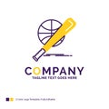 Company Name Logo Design For baseball, basket, ball, game, fun