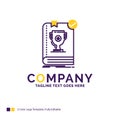 Company Name Logo Design For 554, Book, dominion, leader, rule Royalty Free Stock Photo