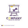 Company Name Logo Design For Business, chart, data, graph, stats