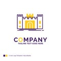 Company Name Logo Design For Castle, defense, fort, fortress, la